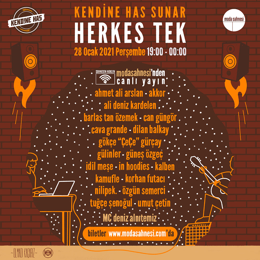Herkes Tek - Concert Poster