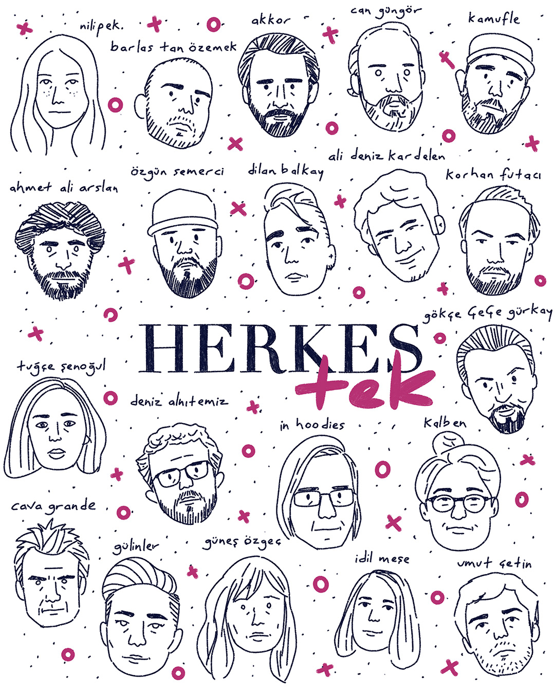 Herkes Tek - Concert Poster - 2