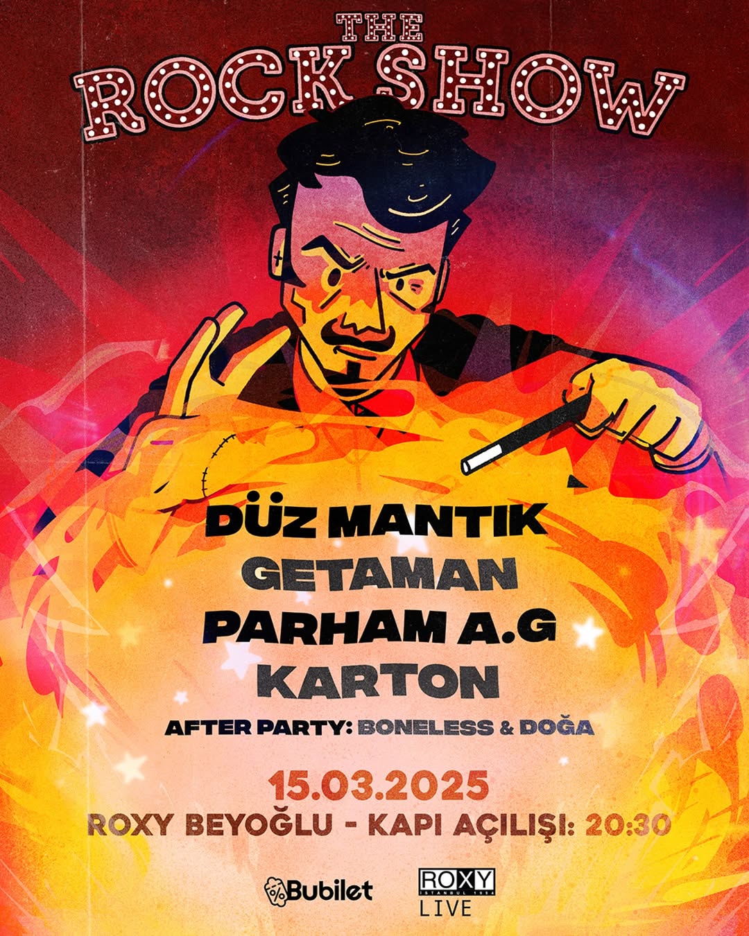 The Rock Show - Concert Poster