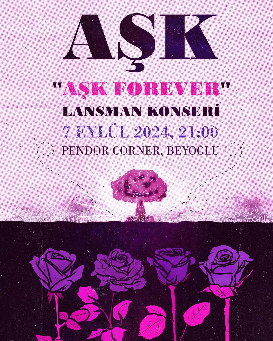 AŞK Launch Concert Poster